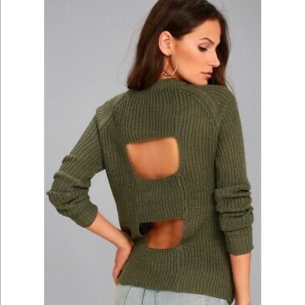 JACK by BB DAKOTA Percival Open BackSweater